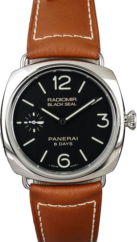 panerai black seal date|bob's watches black seal.